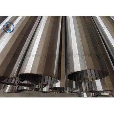Gb Stainless Steel 316 Wedge Wire Screen Pipe Mesh Slot 0.15 Mm
