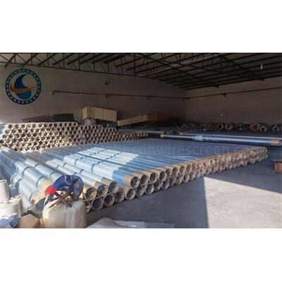 8-5/8" Water Well Screen Pipe Low Carbon Galvanized 1.0mm Slot Opening