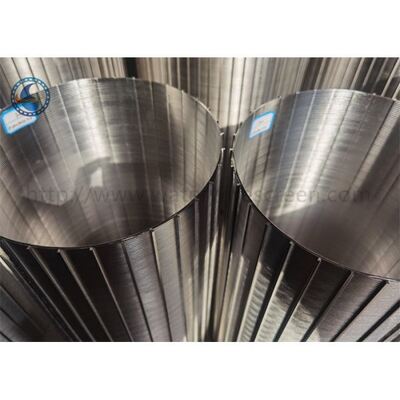 V Shap Wire Wedge Wire Wound Rotary Drum Screen SUS 304 316l