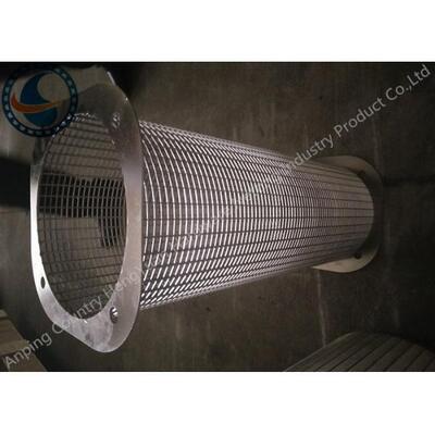 3mm Slotted Wedge Wire Mesh Corrosion Resistant With Large Open Area