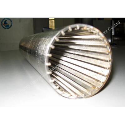 High Toughness V Wire Screen Energy Saving For Liquid / Gas / Solid Filtration