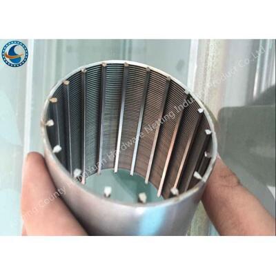High Strength Welded Wedge Wire Screen For Water Treatment Industry