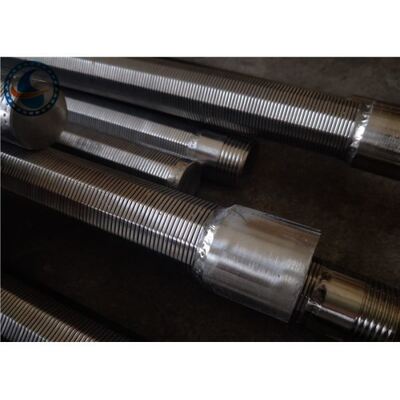 Stainless Steel 304 OD 76mm Wedge Wire Screen With M32 Male Thread