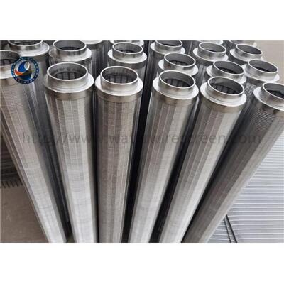 Precision Fine Water Filter Johnson Wedge Wire Screen Pipe 100 Micron