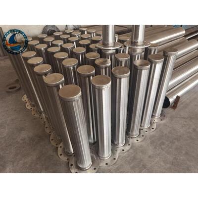 Pipe Based Wrapped Sand 132mm Dia V Wire Screen Tube Stainless Steel Grade 316l