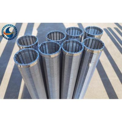 Stainless Steel 316l Dewatering Wedge Wire Screen Filter Element