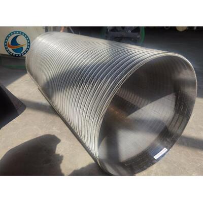20μM Slot Opening Wedge Wire Screen Pipe Stainless Steel 304 Id 200mm