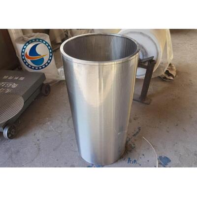 Polished Surface Stainless Steel 316L Johnson Wire Wrap Screen With Support Rod 2*3mm