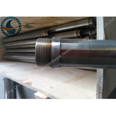 Self Supporting Wedge Wire Screen Cylinders With API / NPT Couplings