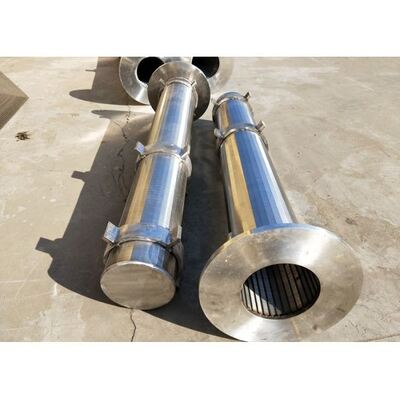 Durable Wedge Wire Mesh , Non Clogging Wedge Wire Screen Cylinders