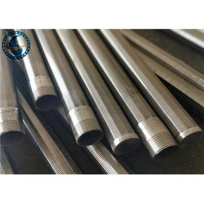 Stainless Steel Wedge Wire Screen Pipe OD 100mm For Wastewater Treatment