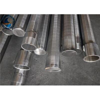 Stainless Steel Wedge Wire Screen Pipe OD 100mm For Wastewater Treatment