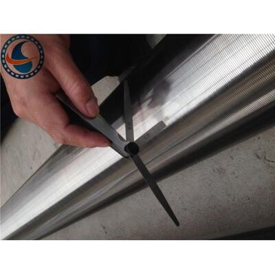 High Rigidity Wedge Wire Screen Pipe , 316L Stainless Steel Mesh Tube OD 35mm