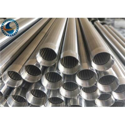 Stainless Steel Fully Welded Continuous Slot Wedge Wire Screen Filter