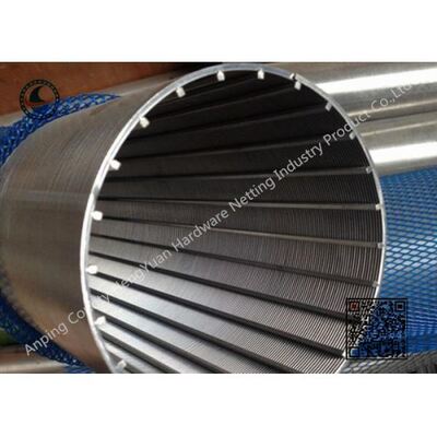 Stainless Steel Fully Welded Continuous Slot Wedge Wire Screen Filter