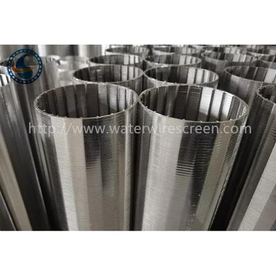 0.08mm Slot Opening Stainless Steel Wedge Wire Screen