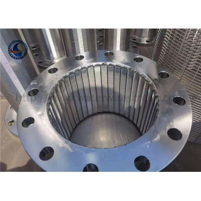 No Clogging Less Pressure Drop Wedge Wire Screen Pipe 0.02mm Slot