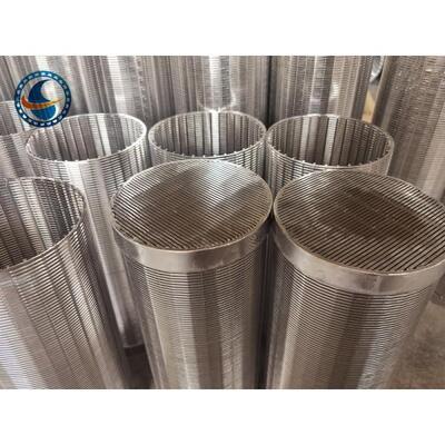 316l Stainless Steel Vee Wire Hydrogenation Wedge Wire Filter Screen