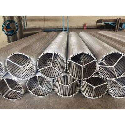 316l Stainless Steel Vee Wire Hydrogenation Wedge Wire Filter Screen
