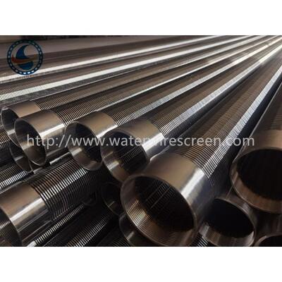 Grade 304 Stainless Steel V Shaped 219mm Wedge Wire Screen Pipe All Welded