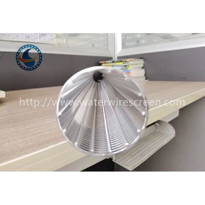 Ss304 Pure Round Winding 2mm Slot Wedge Wire Screen Tube Solid Liquid Separation