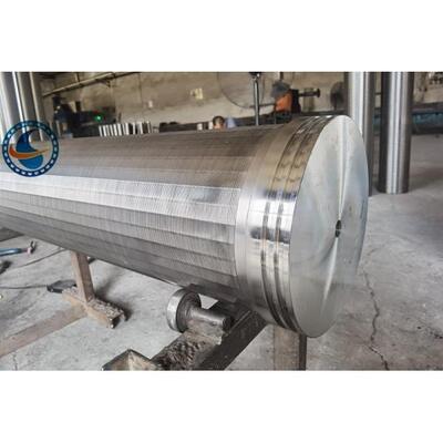 Welded Stainless Steel 0.3mm Slotted Wedge Wire Pipe Cylinder Type