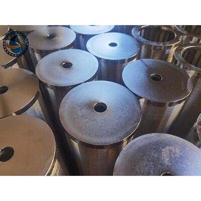 Cylinder Type Slotted Wedge Wire Screen Pipe Basket Strainer Stainless Steel