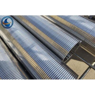 60um Slot Od 75mm Wedge Wire Screen Pipe Pure Circle