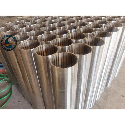 2507 Duplex Steel V Wire Screen Filter Cylinder With 0.13±0.02mm Slot
