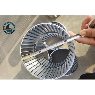 300um Slot Wedge Wire Screen Pipe Stainless Steel 304 Drum Shaped