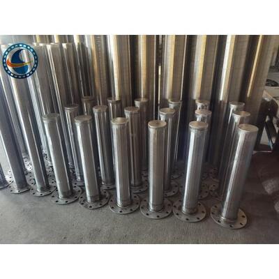 Slot 0.025mm Wire Wrapped Pipe Continuous Slot Cylinder