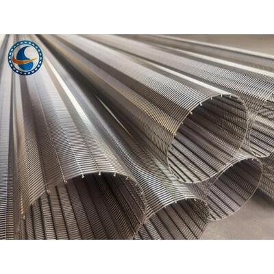 Looped Type Wedge Wire Ss 304 Water Well Screen Pipe