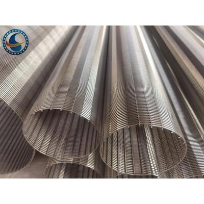 Looped Type Wedge Wire Ss 304 Water Well Screen Pipe