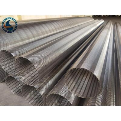 Looped Type Wedge Wire Ss 304 Water Well Screen Pipe