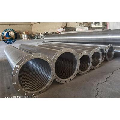 SS304 Wedge Wire Screen Profile Wire Screen OD 325mm For Vertical Wells