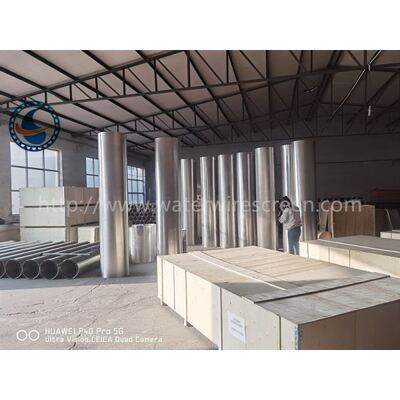Ss304 Wire Wrapped Screen Pipe Pure Round Long Lasting Resistant Corrosion