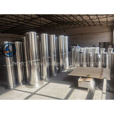 304 Stainless Steel Rod Based Continuous Slot Wedge Wire Mesh Filter Type From Outside To Inside Wire Shape 3*4.6mm V Shaped