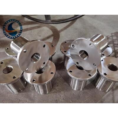 End Connection Stainless Steel 304 Wedge Vee Wire Screen With Vee Shaped Hole