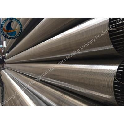 Point Welding Johnson Screen Pipe Galvanized Low Carbon Steel / Stainless Steel Made
