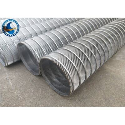 High Mechanical Strength Johnson Wire Screens , Point Welding Wedge Wire Mesh