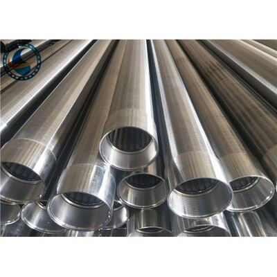 250 Micron Downhole Slotted Tube , High Rigidity Johnson Stainless Steel Screen
