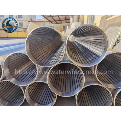 OD 219mm Johnson Type Downhole Slotted Tube With 1.0mm Slot