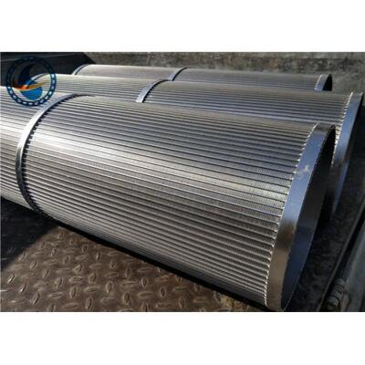 Non Magnetic SS Downhole Slotted Tube , Johnson Wedge Wire Screens