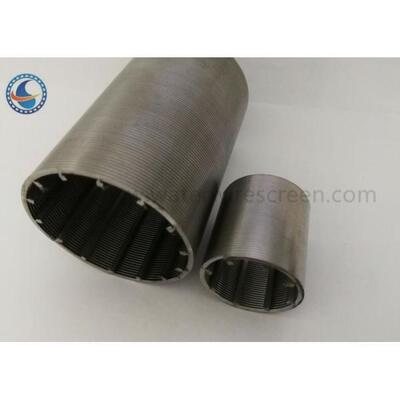 Stainless Steel 10" Slot 1.0mm Johnson v wire screen pipe