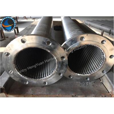 Large Open Area Abrasion Resistant For Water Treatment System Downhole Slotted Tube