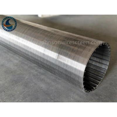 Abrasion Resistant Johnson Wedge Wire Screens For Water Treatment System