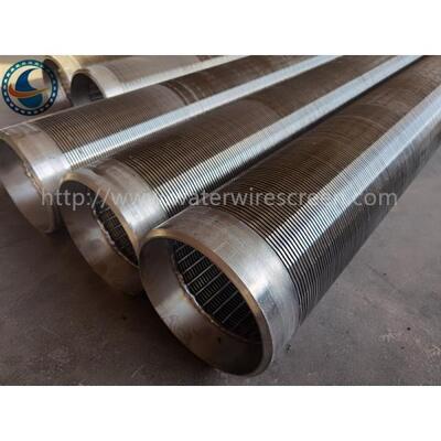 6-5/8" Wedge Wire Downhole Slotted Tube With Beveled Ends