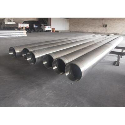 Full Welding 40 Slot Johnson Vee Wire Screen With High Pressure Resistance