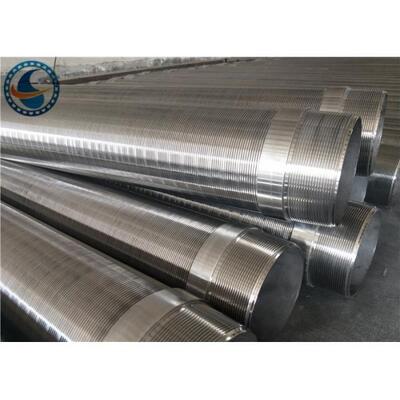 Low Carbon Steel Galvanized Water Well Screen Energy Saving With Large Open Area