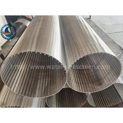 OD 215mm Sus304 Non Clogging Continuous Slot Screen